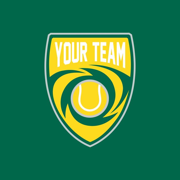 El emblema de su equipo de tenis