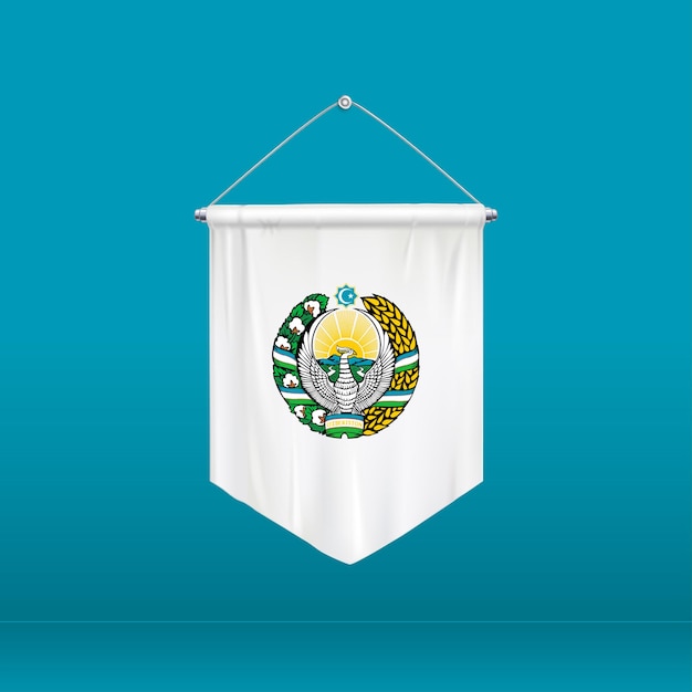 Vector el emblema de uzbekistán.