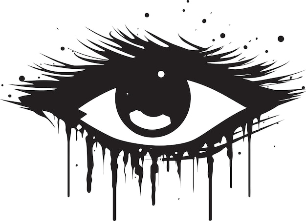 Emblema de la visión elegante de gazemaster visionmark símbolo del ojo visionario elegante