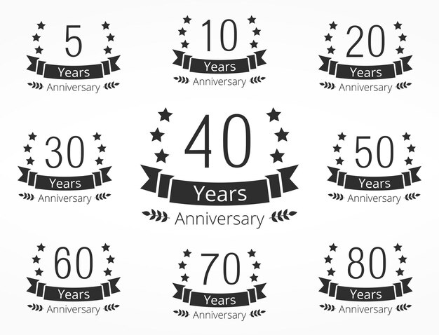 Emblemas de aniversario