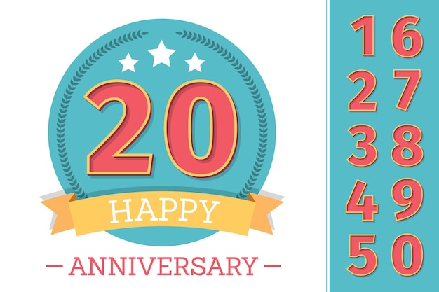 Emblemas de aniversario