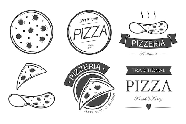 Emblemas de pizza