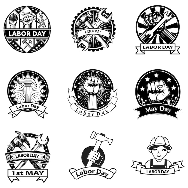 Emblemas y símbolos del Día del Trabajo y del Día de Mayo