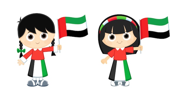 Emiratos árabes unidos emiratos árabes unidos celebración del día nacional y de la bandera