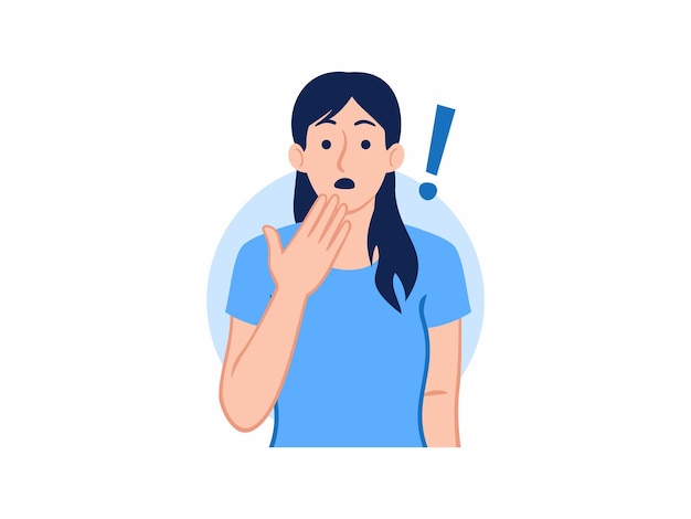 Emocionada sorprendida mujer sorprendida sorprendida no puede creer la expresión aturdida información de noticias inesperadas