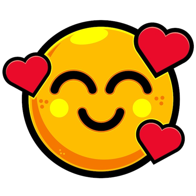 El emoji de la cara aburrida es una ilustración vectorial amarilla.