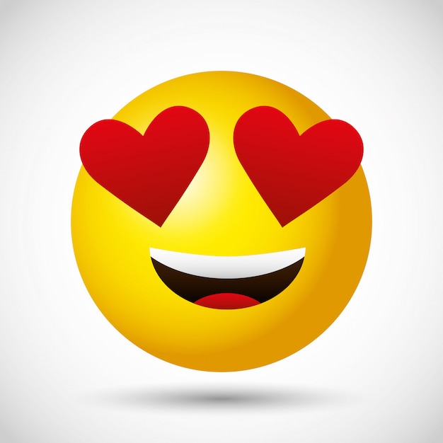 Emoji emoticon cara redonda amarilla