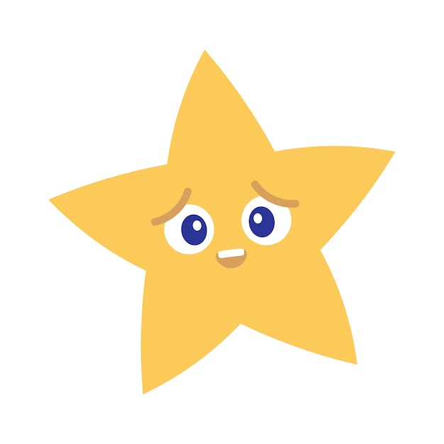 El emoji de la estrella feliz