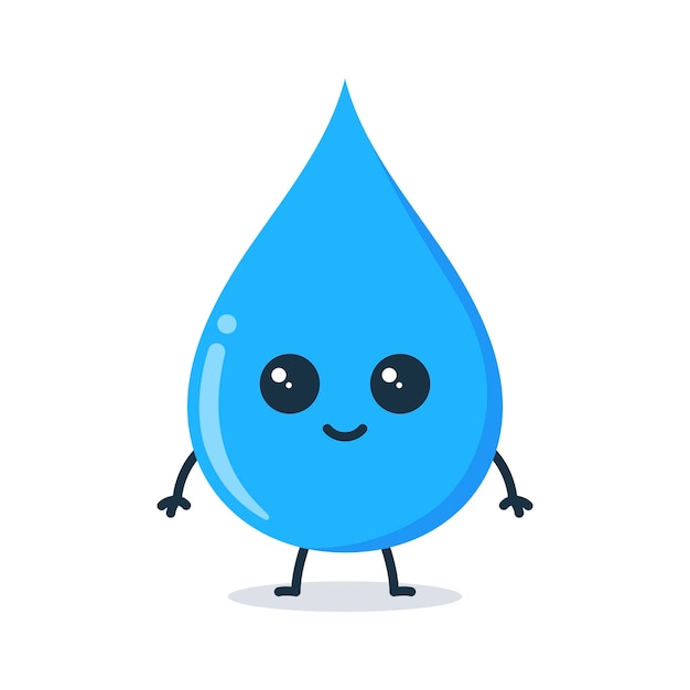 Vector el emoji de la gota de agua