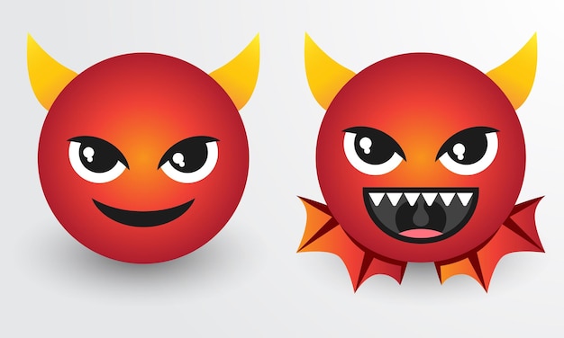 Los emojis del diablo son muy bonitos.