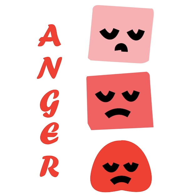 Los emojis rojos