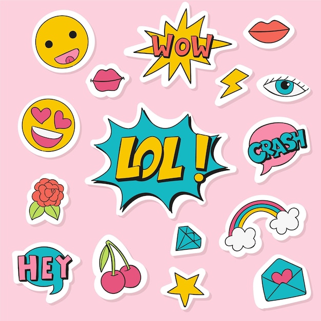 Emojis y stickers de redes sociales