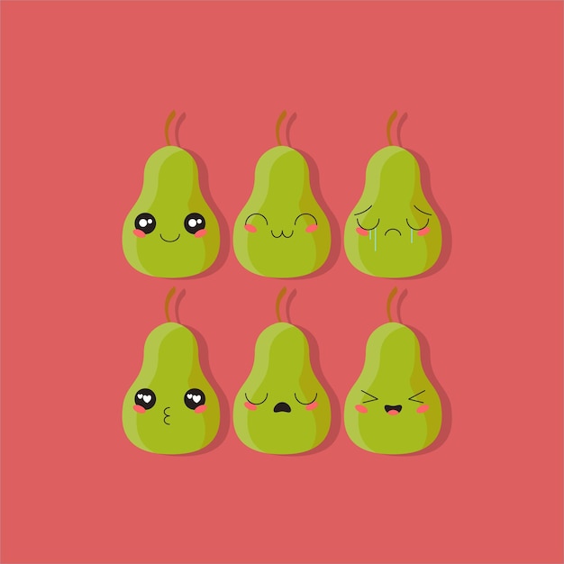 Emojis vectoriales de pares