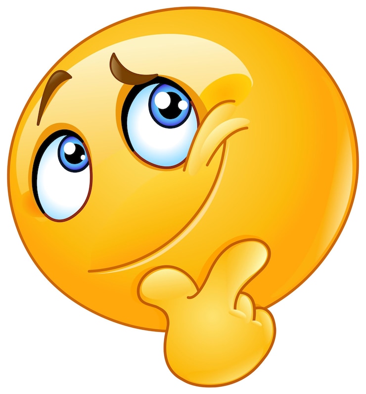 Vector el emoticon de ponder