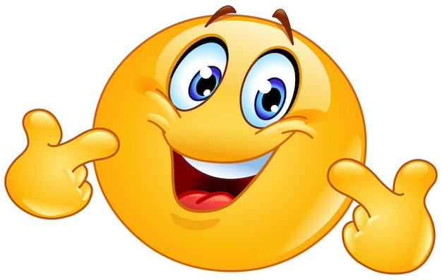 El emoticon que se señala a sí mismo