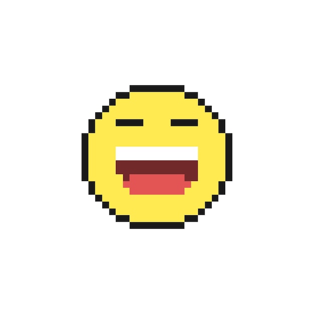 emoticono de pixel art