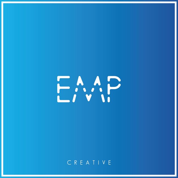 EMP Premium Vector último diseño de logotipo diseño creativo de logotipo ilustración vectorial monograma de logotipo mínimo