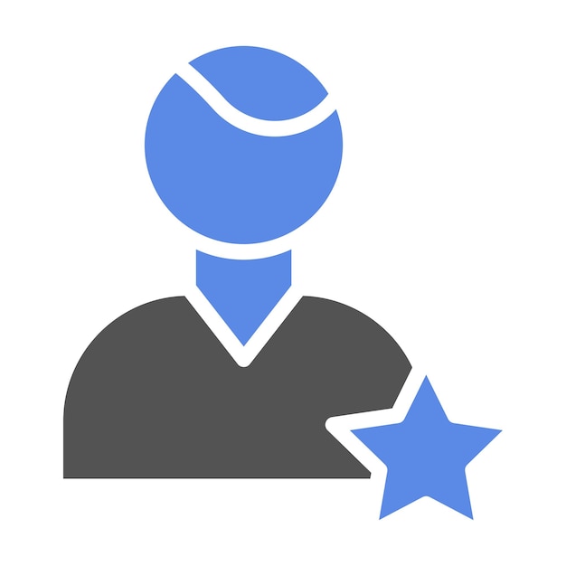 Empleado de diseño vectorial del mes Icon Style