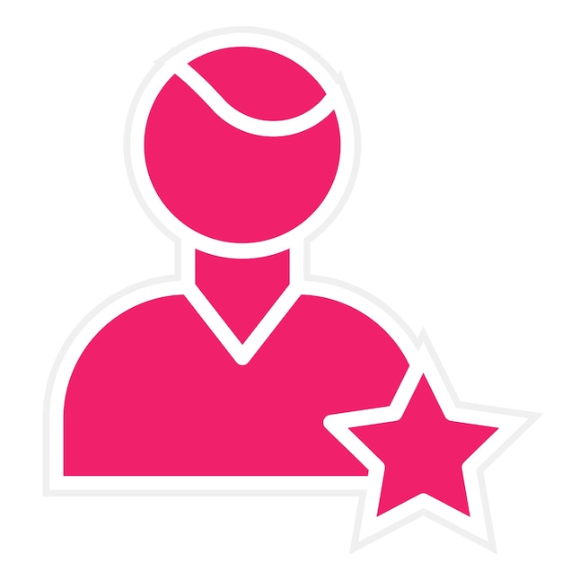 Empleado de diseño vectorial del mes Icon Style