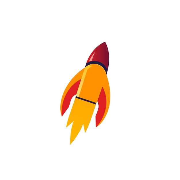 Empresa aeroespacial innovadora llena de un logotipo colorido