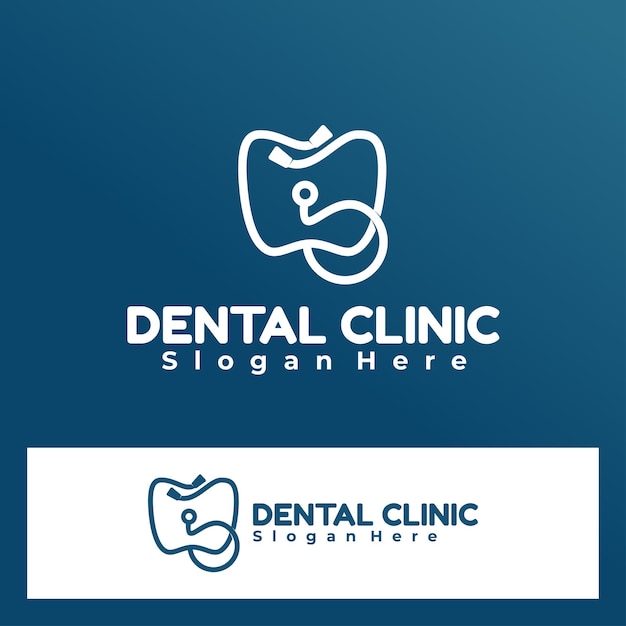 Empresa de logotipo de clínica dental