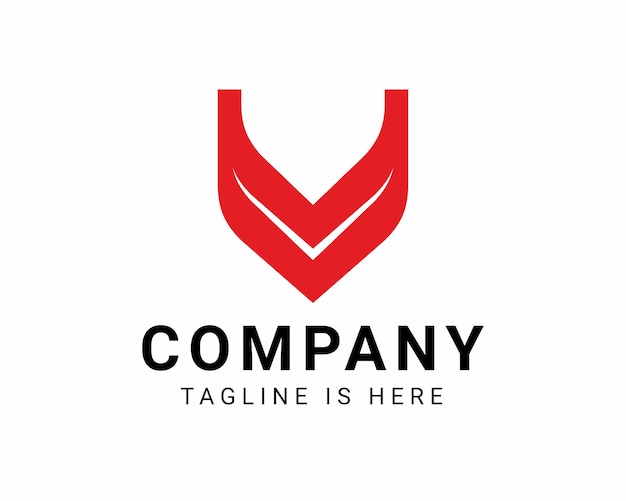 Empresa de logotipo de diseño plano moderno