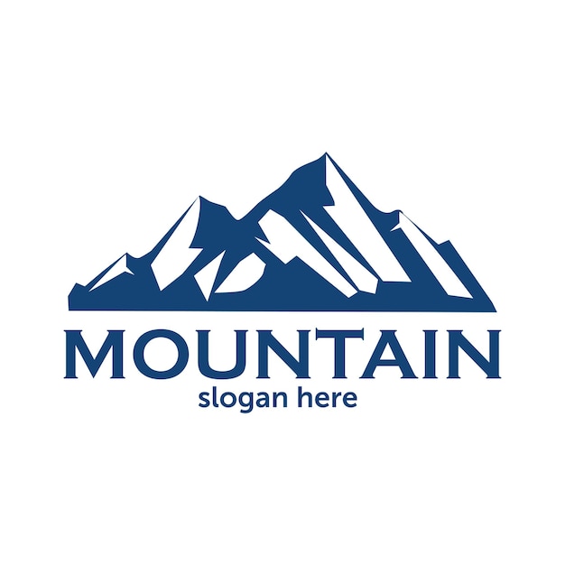 Empresa de logotipo de montaña