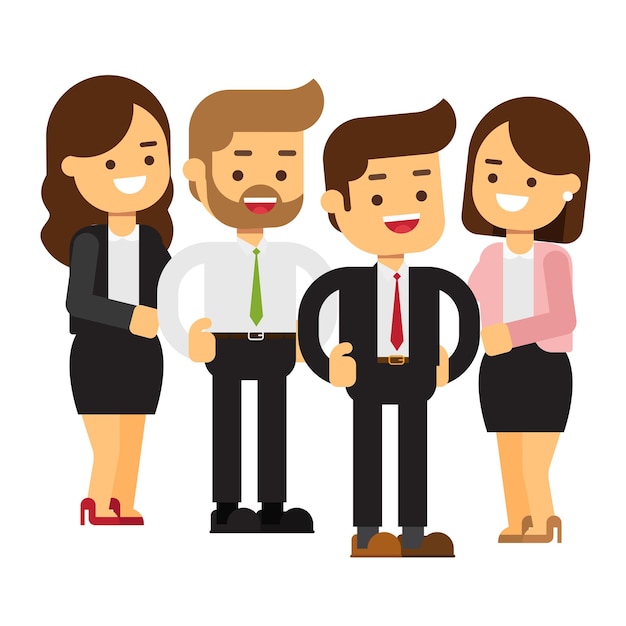 Empresa de negocios Hombre y mujer de negocios