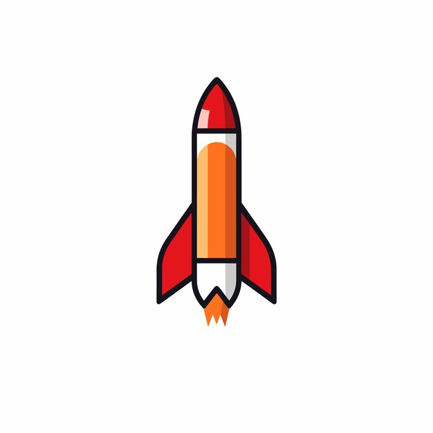 Empresa de tecnología espacial con un contorno lleno de logotipo colorido