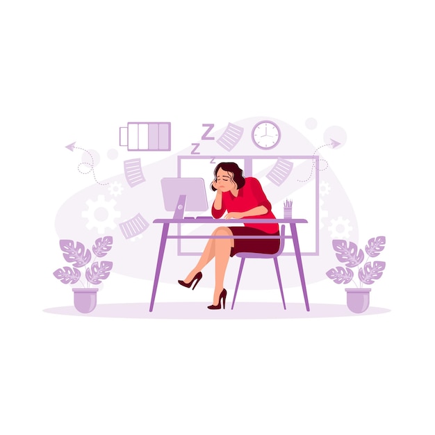 Empresarias cansadas de sufrir y aburridas.