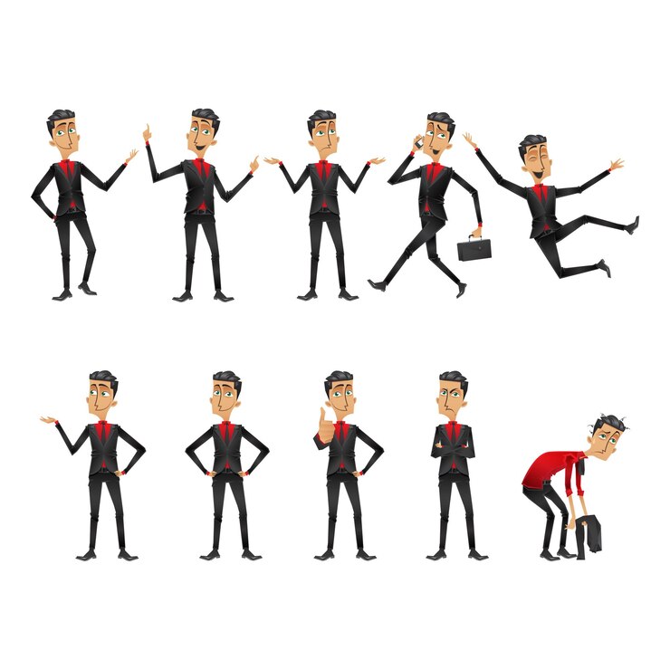 Empresario Conjunto de personajes