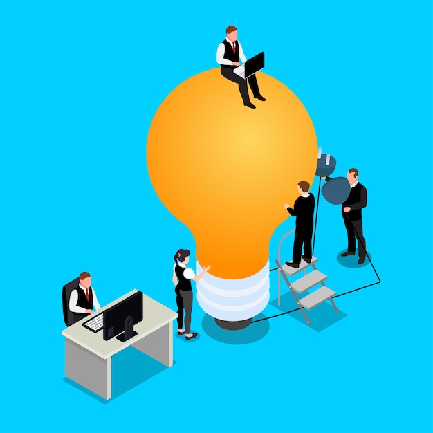 Los empresarios desarrollan ideas empresariales creativas