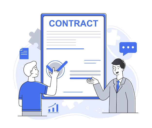 Empresarios firman contrato