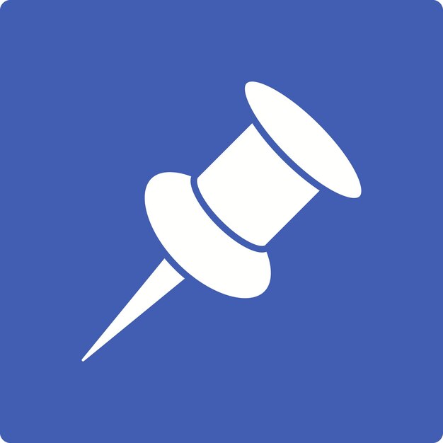 Empuje el icono del pin