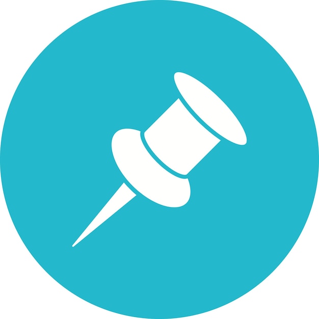 Empuje el icono del pin