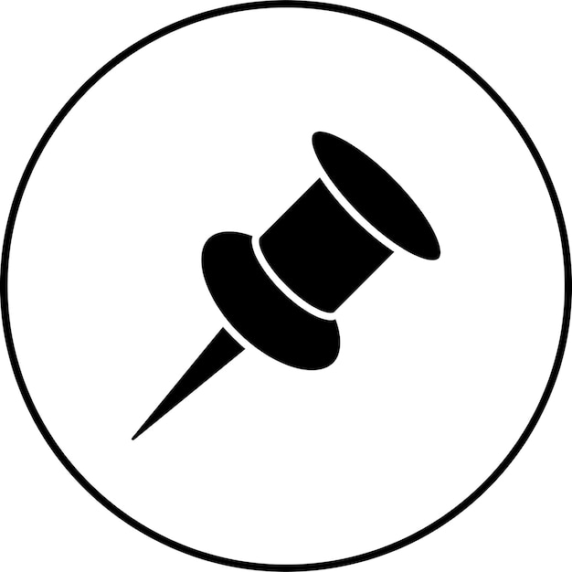 Empuje el icono del pin