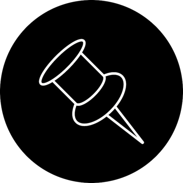 Empuje el icono del pin