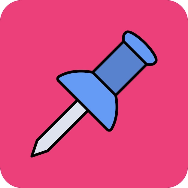 Empuje el icono del pin