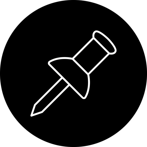 Empuje el icono del pin