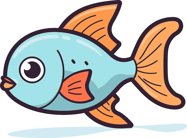 Vector encanto cromático impresiones vectoriales de peces vibrantes arte acuático expresiones de pesquerías vectoriales