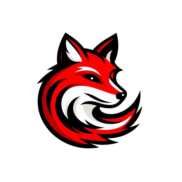 Encanto cromático Un logotipo que celebra la vivacidad del zorro