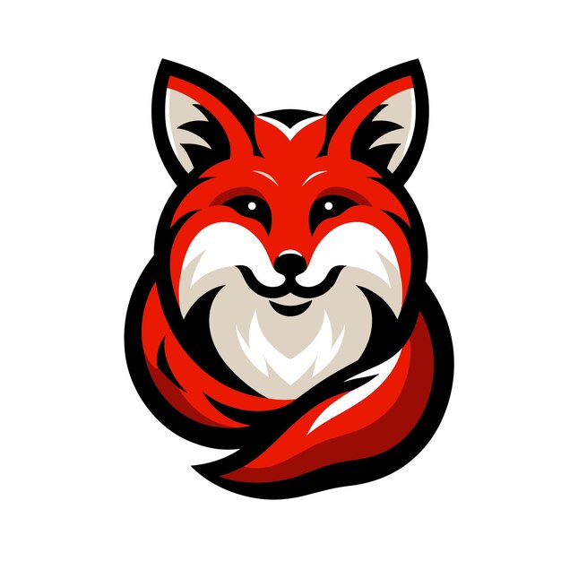 Encanto cromático Un logotipo que celebra la vivacidad del zorro