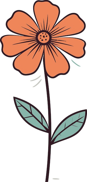 Vector encanto floral ilustrado jardín vectorizado elegancia