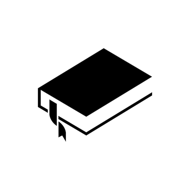Encanto literario vectorizado El icono del libro icónico