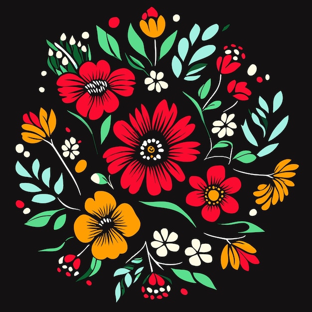El encanto orgánico florece los patrones florales que abrazan la pureza