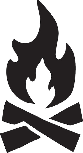 Encender el diseño del logotipo del icono del vector de fuego de la pasión