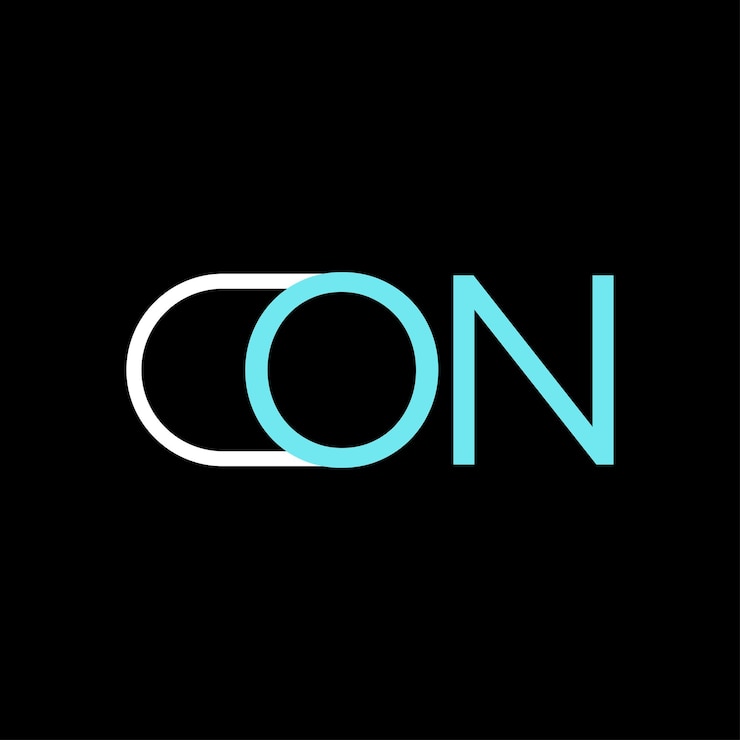 Vector encender el diseño del logotipo