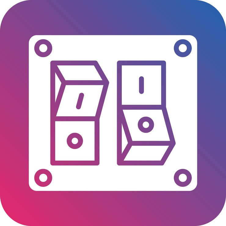 Vector encendiendo y apagando el estilo del icono