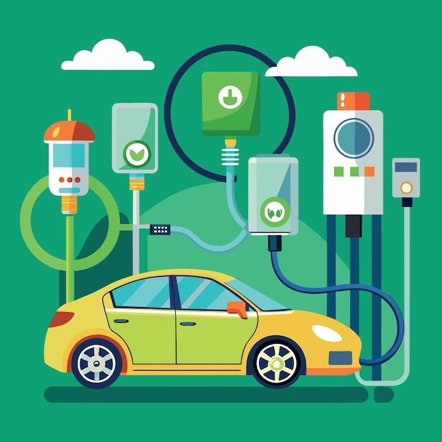 Enchufes de vehículos eléctricos CCS Sistema de carga combinado para la carga de automóviles eléctricos e híbridos