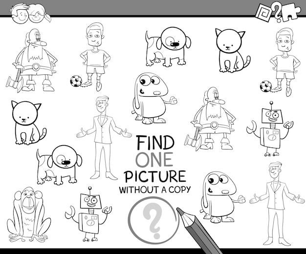 encontrar una página para colorear